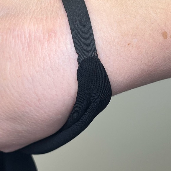 COS Raw Hem Ribbon Strap Crop Tank Medium Top - Picture 7 of 7